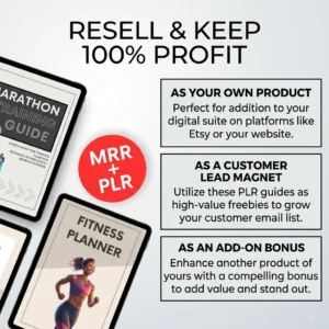 DFY Health & Fitness Bundle: PLR Ebooks, Planners, Guides (Ready to Resell)