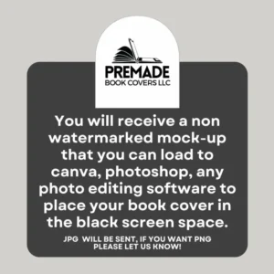 Mystery eBook Mockup, Thriller eBook Cover, Blank iPad mock, Bookstagram Advertising, Canva,