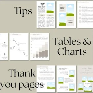 Canva eBook Templates, Course Workbook Template, Guide to Creating eBooks, 150 Editable Canva eBook Templates