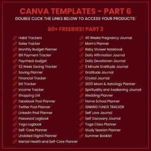 7,500+ Canva Planner Templates for 2026 — Editable Planners, Journals & Trackers Bundle with PLR & MRR Rights | Ready-to-Sell Digital Products