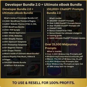 100 Million+ Ultimate PLR MRR Bundle Ideal for Passive Income | Plr Mrr Digital Products| Master Resell Rights| All our PLR Digital Products