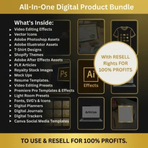 100 Million+ Ultimate PLR MRR Bundle Ideal for Passive Income | Plr Mrr Digital Products| Master Resell Rights| All our PLR Digital Products